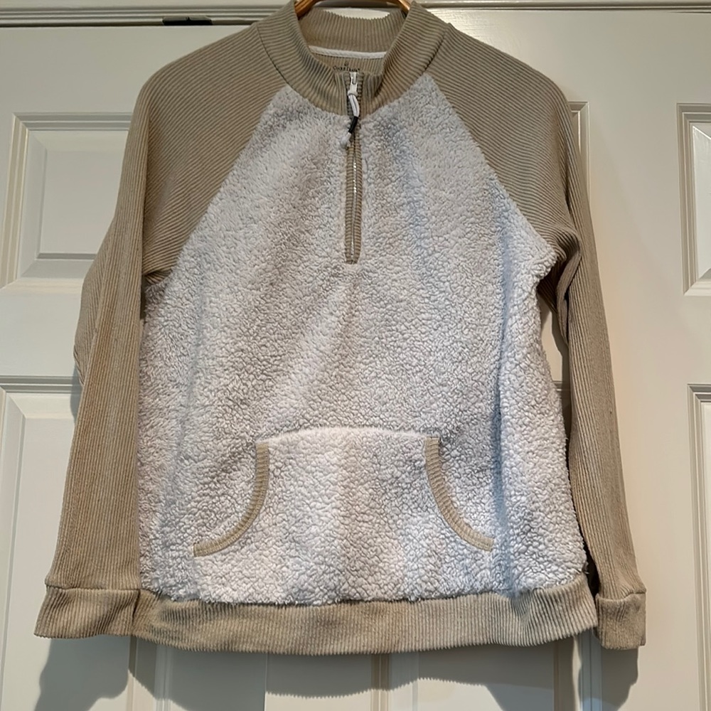 Cuddl Duds - 2 piece beige fleece wear set